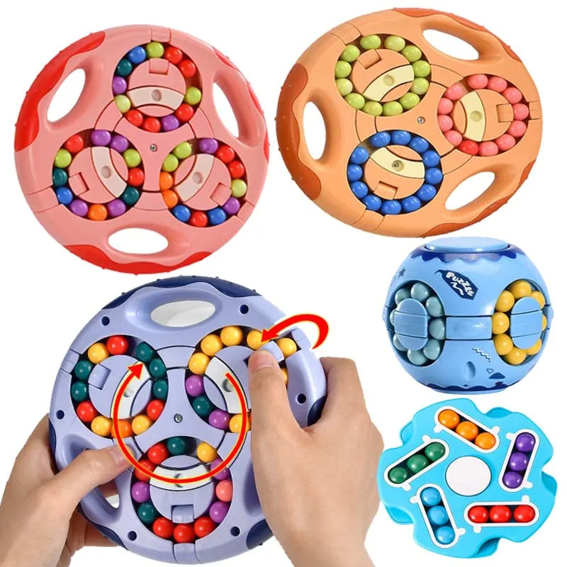 3In1 Kids Rotating Magic Beans Fingertip Cube