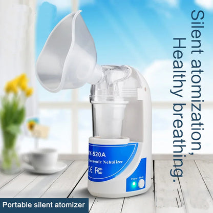 Rechargeable Mini Mesh Nebulizer Inhaler Medical Steamer