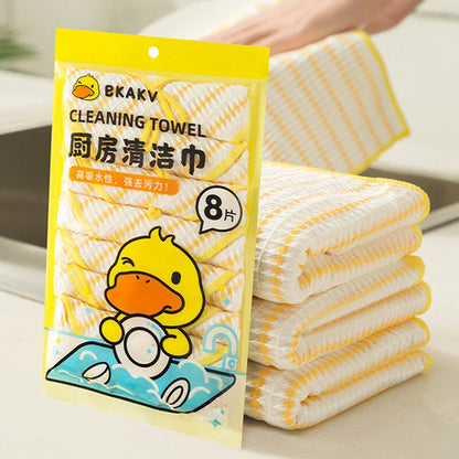 Homaxy Little Yellow Duck Towel  House Cleaning Products Tools