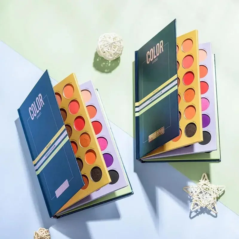 Three-layer Book Style Make Up Palette Matte