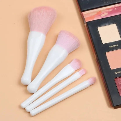 Shell Makeup Brushes Set with Mirror